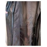 FU DA New York Faux Leather Croc Pattern Trench Coat XL