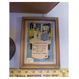 Vintage Collectibles Lot with Tins, Figurines, Framed Art, and Trinket Boxes