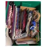 Holiday Decor and Gift Wrap Collection in Storage Totes