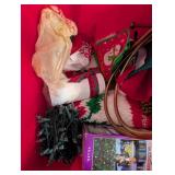 Holiday Decor and Gift Wrap Collection in Storage Totes
