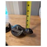 Collection of Southwest Pottery Items Including Turtle Figurine and Ashtray