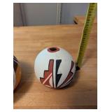 Set of 3 Southwestern Pueblo Pottery Vessels with Mesa Verde Pottery Info