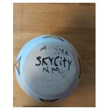 Acoma Pueblo Clay Pottery Vase with Open Top and Painted Design - Sky City NM