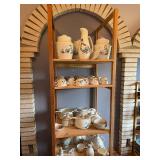 Extensive Red Wing Bob White Stoneware Dinnerware Collection with Bird Motif