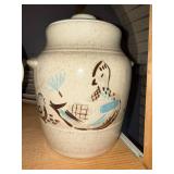 Extensive Red Wing Bob White Stoneware Dinnerware Collection with Bird Motif