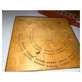 Cribbage Game Set with Edmund Fitzgerald Ship Board and Classic Peg Board