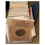 Vintage Ephemera and Book Collection with Newspapers and Cookbooks