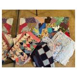 Collection of 5 Vintage Patchwork Quilts Assorted Patterns