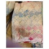 Collection of 5 Vintage Patchwork Quilts Assorted Patterns