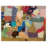 Collection of 5 Vintage Patchwork Quilts Assorted Patterns