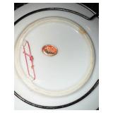 Collection of 14 Decorative Plates Hand-Painted and Porcelain Mix