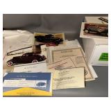 Danbury Mint Classic Ford Diecast Car Collection with Boxes and Papers