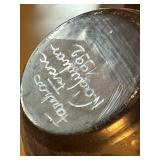 1999 Black Pottery Vase by Teresita Medel Lucero Santa Clara Pueblo