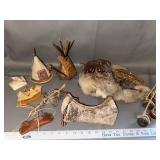Collection of Native American Style Miniatures and Tribal Decor Items