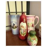 Collection of Native American Style Miniatures and Tribal Decor Items