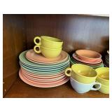 Set of Lu-Ray Pastels Dinnerware Assorted Plates Cups and Serving Pieces