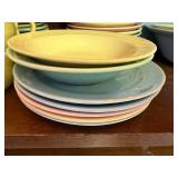 Set of Lu-Ray Pastels Dinnerware Assorted Plates Cups and Serving Pieces