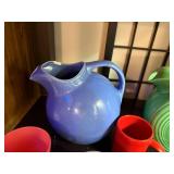 Collection of Vintage Multicolor Fiesta Pottery Tableware
