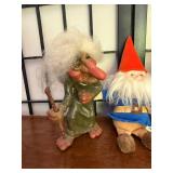 Set of 3 Scandinavian Troll and Gnome Figurines