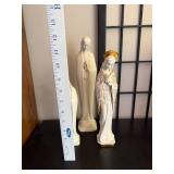 Set of 3 Vintage Porcelain Virgin Mary Figurines Germany Japan