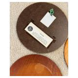 Collection of 10 Hand-Painted Scandinavian Folk Art Wall Plaques and Plates