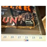 Wild Bear Salmon Run IGT Slot Machine Glass Panel Sign 24 Inch