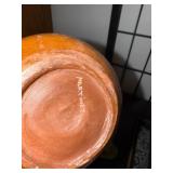 Collection of 6 Southwest Decor Items Including Pottery, Figurines, and Framed Art