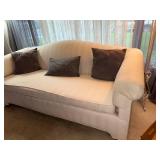 Hickory Kay Lyn Upholstered Sofa with Three Pillows
