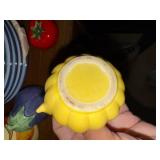 Hand Painted Fruit-Themed Ceramic Dinnerware Collection