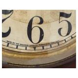 Vintage Sessions Regulator Wall Clock, Octagon Wooden Case, 24 Inches Tall
