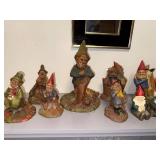 Collection of Tom Clark Gnome Figurines and Garden Gnomes