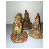 Collection of Tom Clark Gnome Figurines and Garden Gnomes
