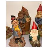 Collection of Tom Clark Gnome Figurines and Garden Gnomes