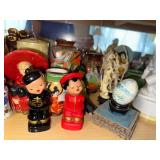 Collection of Vintage Asian Figurines, Vases, and Decorative Collectibles