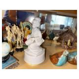 Collection of Vintage Asian Figurines, Vases, and Decorative Collectibles