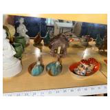 Collection of Vintage Asian Figurines, Vases, and Decorative Collectibles