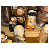 Collection of Vintage Monk and Religious Figurines and Shakers