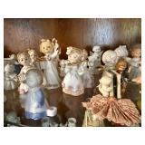 Collection of Vintage Porcelain Angel Figurines