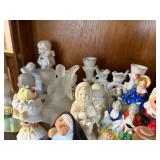 Collection of Vintage Porcelain and Ceramic Figurines