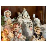Collection of Vintage Porcelain and Ceramic Figurines