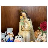 Collection of Vintage Porcelain and Ceramic Figurines