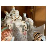 Collection of Vintage Porcelain and Ceramic Figurines