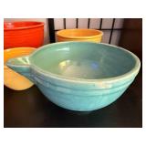 Vintage Fiesta Mixing Bowls and Reference Book Set