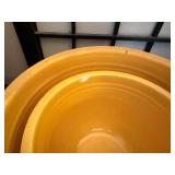 Vintage Fiesta Mixing Bowls and Reference Book Set