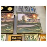 Gold Bond Stamp Books, PGA 2002 Keepsakes, Token Keychains and Grand Casino Collectible Coins Set