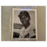 Tony Oliva Signed Minnesota Twins Vintage Photo Card