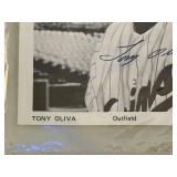 Tony Oliva Signed Minnesota Twins Vintage Photo Card