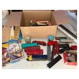 HO Scale Model Train Set with Engines, Cars, Tracks, Atlas Accessories and Scenery Pieces