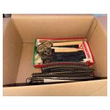 HO Scale Model Train Set with Engines, Cars, Tracks, Atlas Accessories and Scenery Pieces