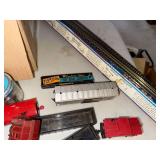 HO Scale Model Train Set with Engines, Cars, Tracks, Atlas Accessories and Scenery Pieces